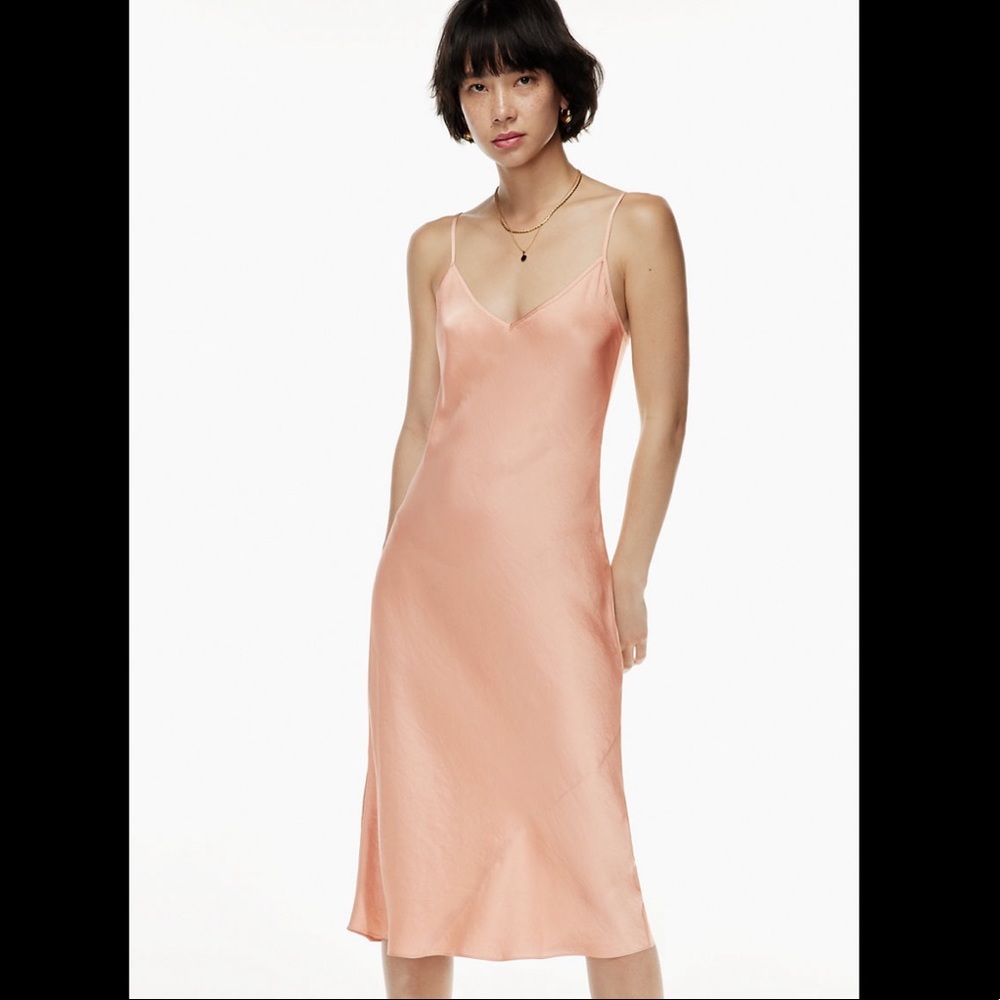 Aritzia Wilfred Only Slip Dress - Fresco Pink (S)